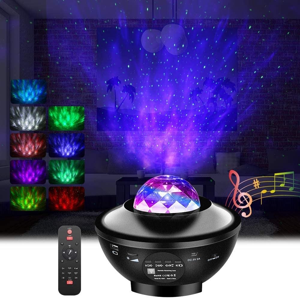 Starry Projector Light Galaxy Seen for Kids, LED Star Projector Star Lights with Remote Control, Night Light Compatible