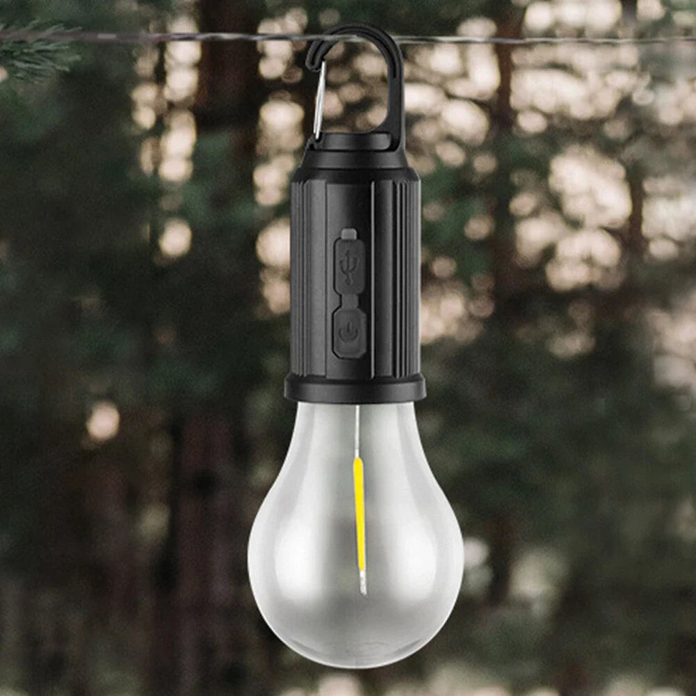 Rechargeable Portable LED Camping Lantern – Tent Lamp with Clip Hook | Emergency & Outdoor Light for Camping